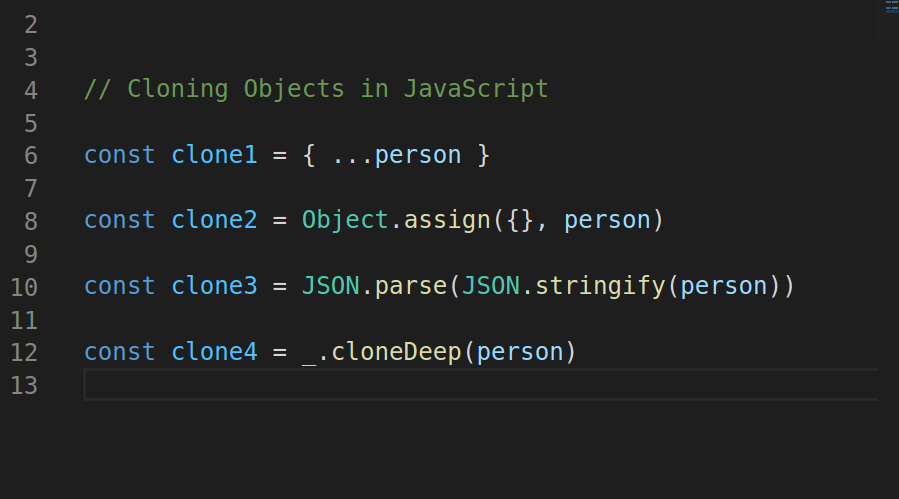 Cloning an object in JavaScript and avoiding Gotchas